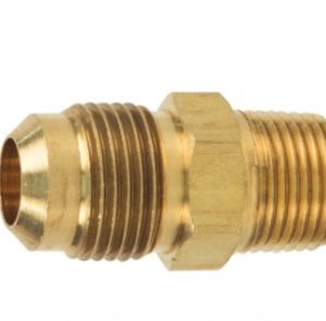Brass fitting for male propane Flare x male Pipe